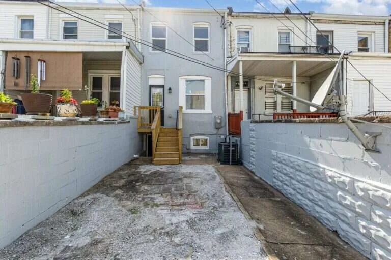 Rear yard, 727 N Collington Ave, Baltimore MD